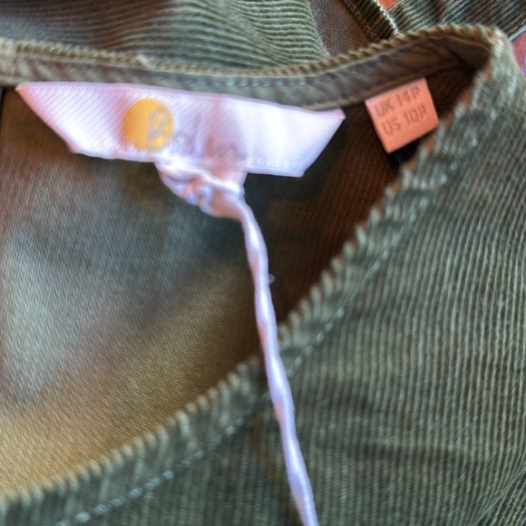 NWT Boden green corduroy dress US size 10P - Picture 7 of 7